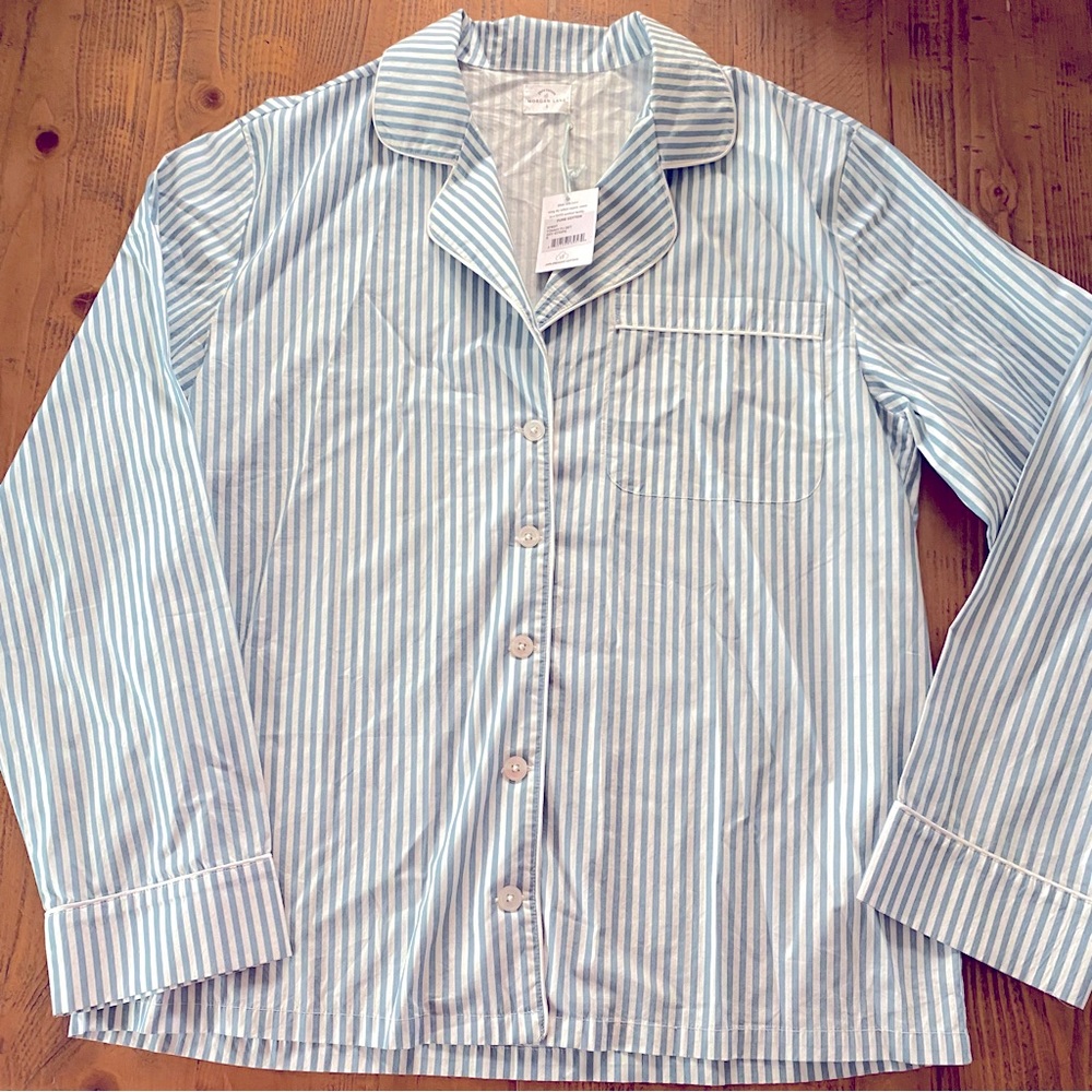 Unisex Morgan Lane Tommy Cotton Pajama Top S
